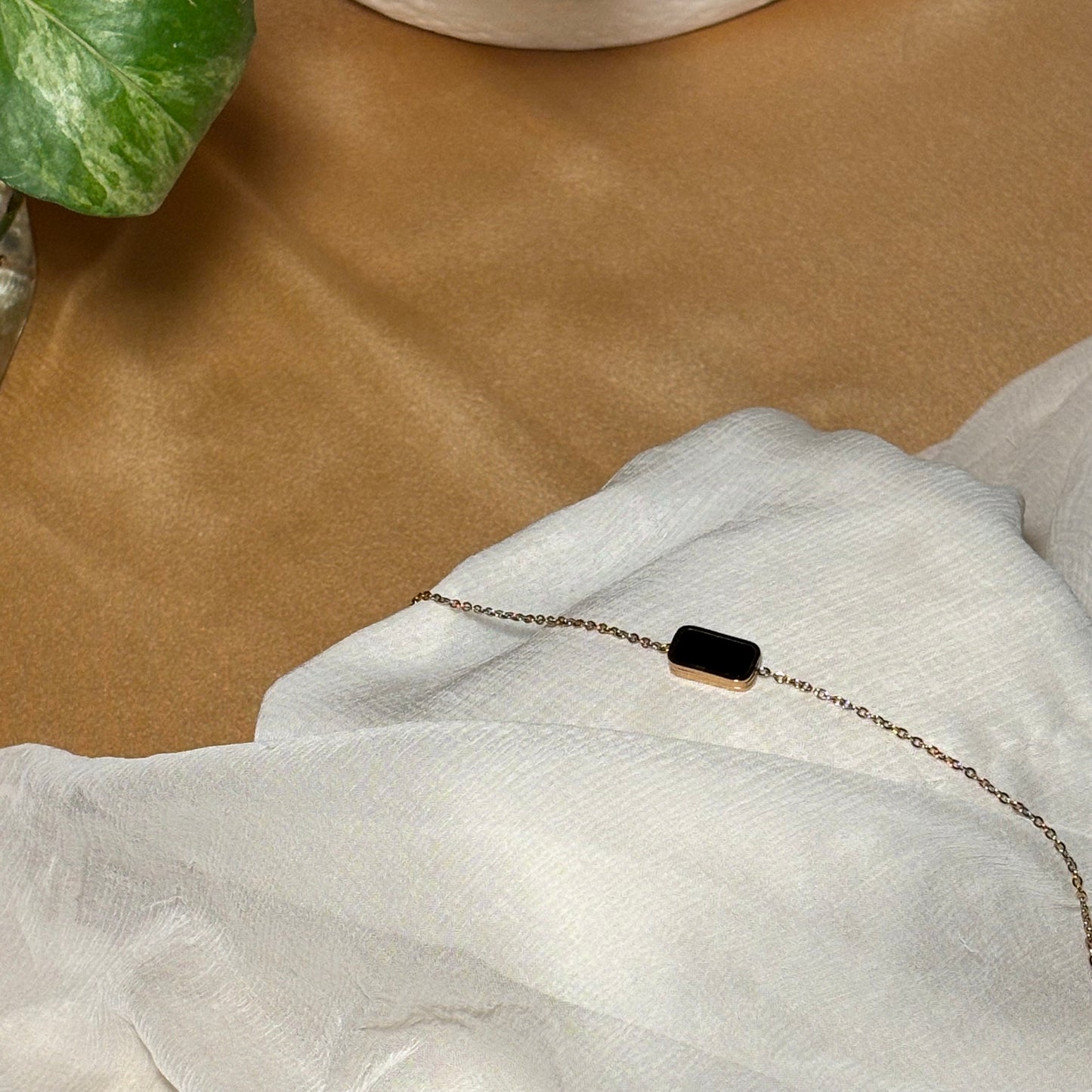 Black Stone Bracelet