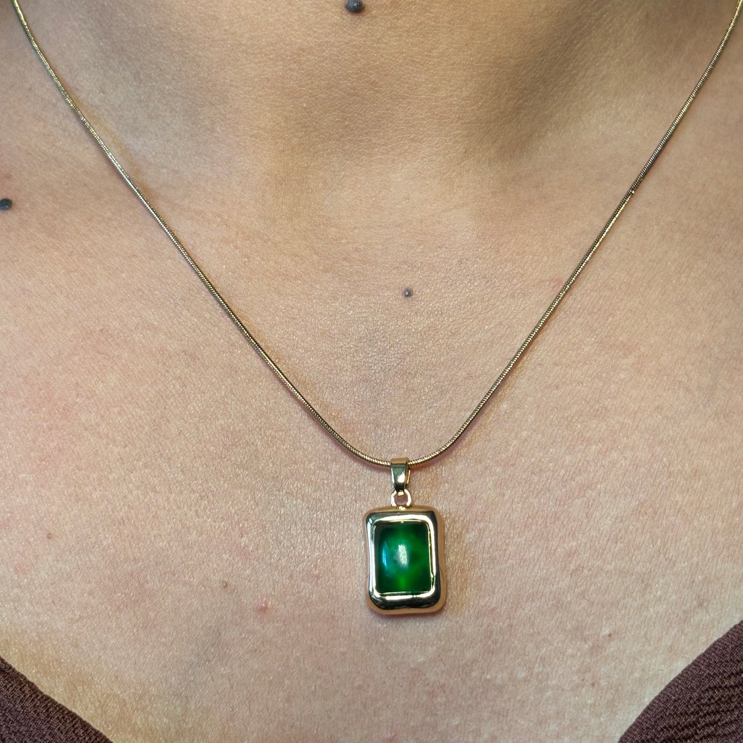 Green Stone Necklace