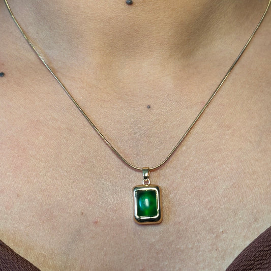 Green Stone Necklace