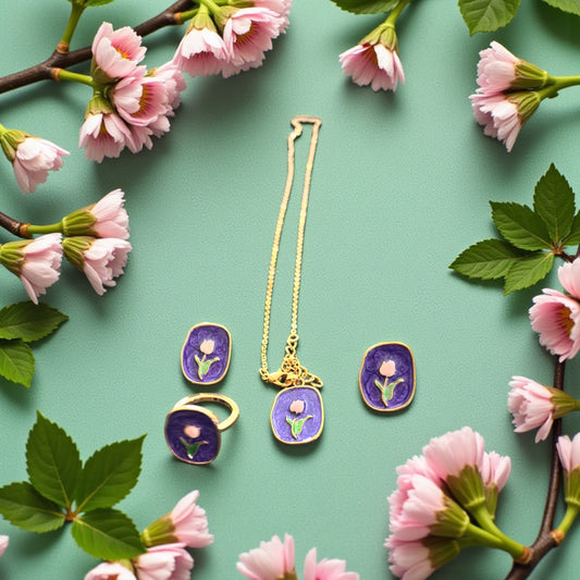 Enamel chain set