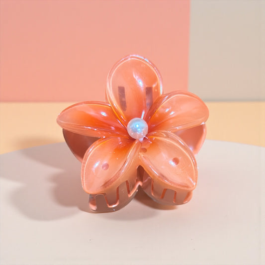 Flower claw clip